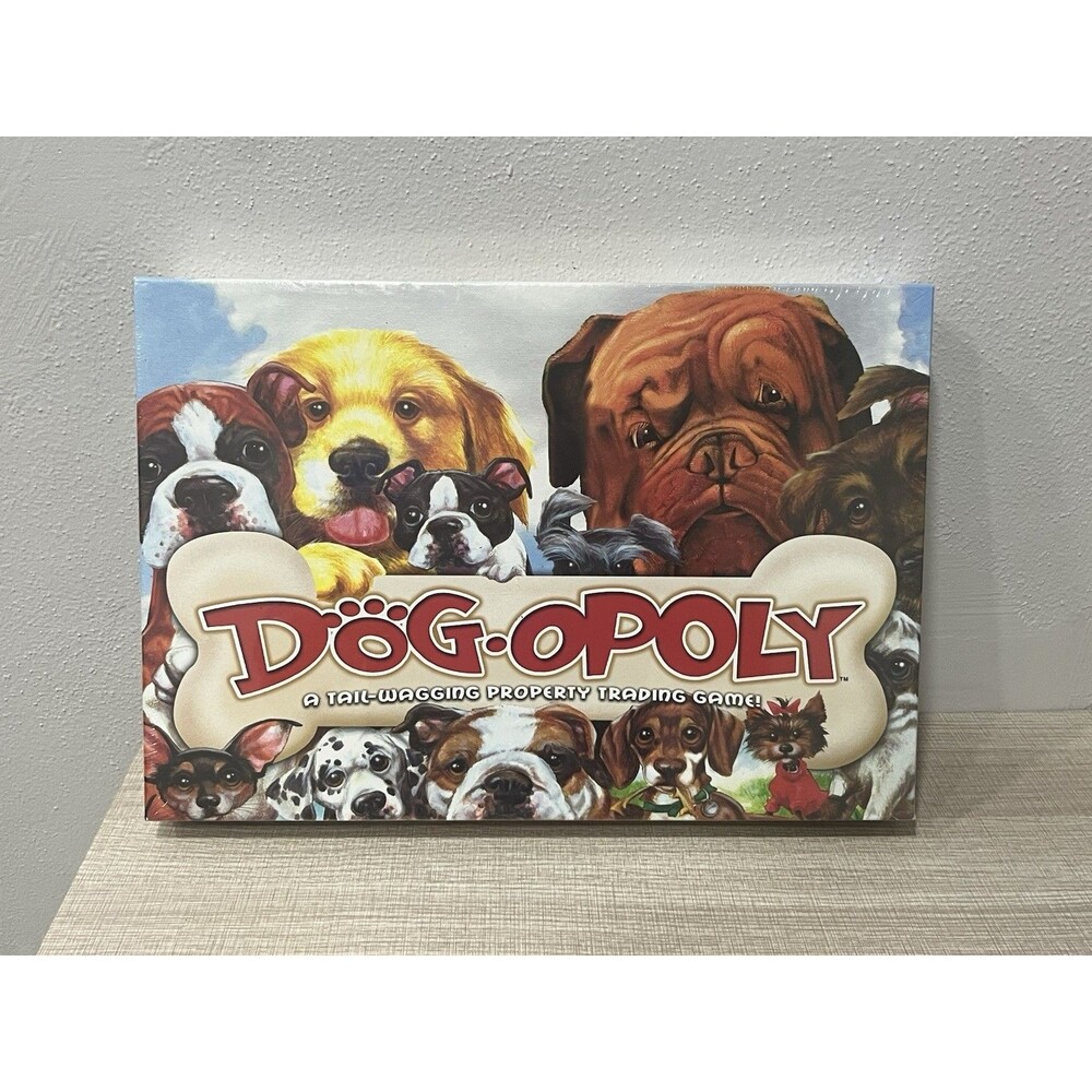 Dog-Opoly Board Game Late For The Sky Monopoly Style Dogopoly New Factory Sealed